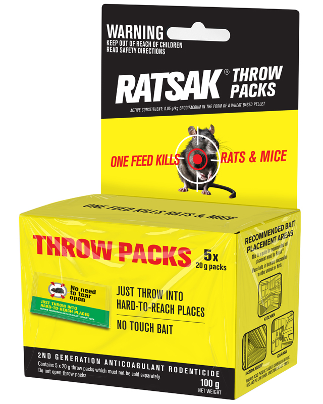 RATSAK Throw Packs