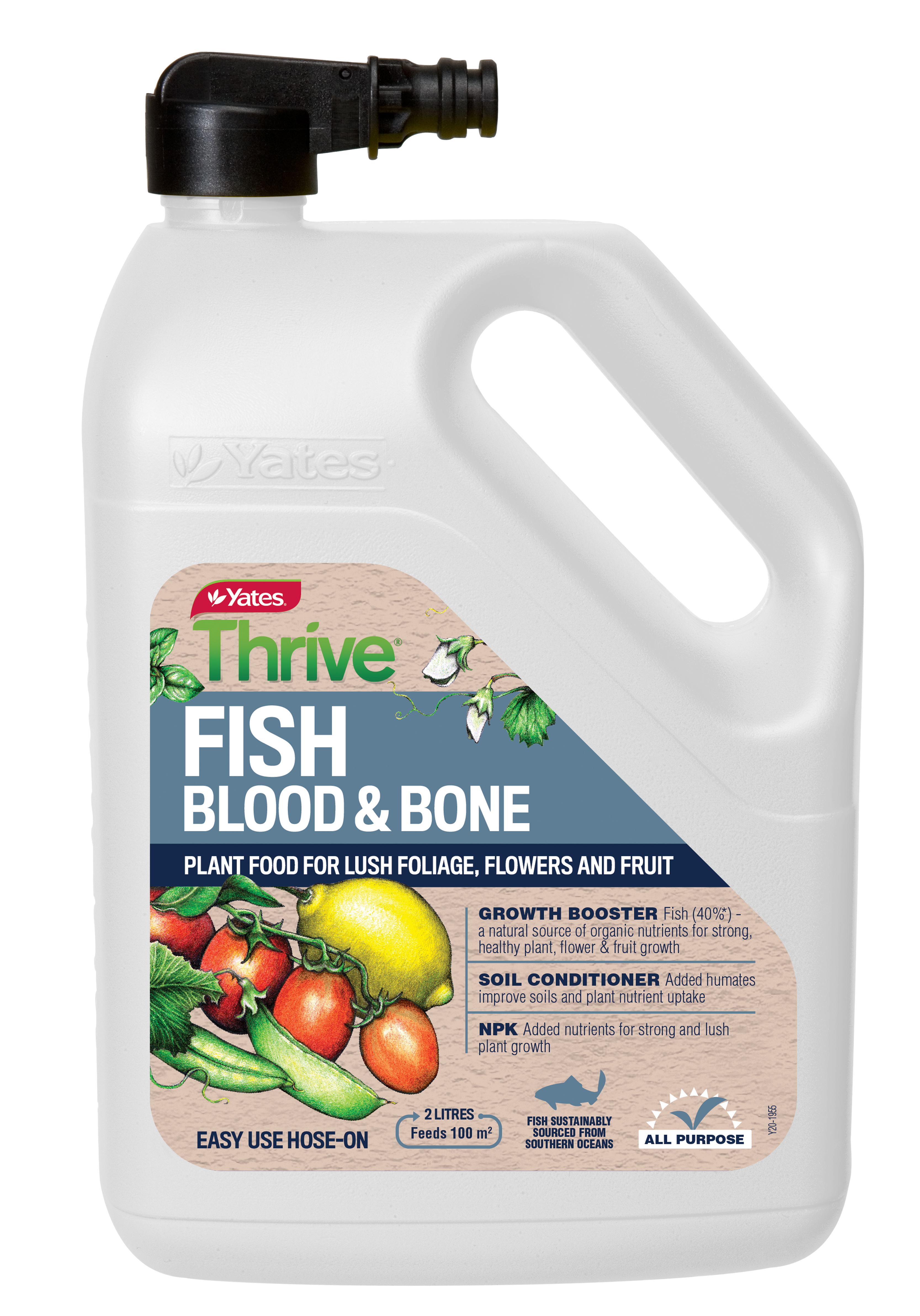 Yates Thrive Fish Blood & Bone Plant Food Hose-on