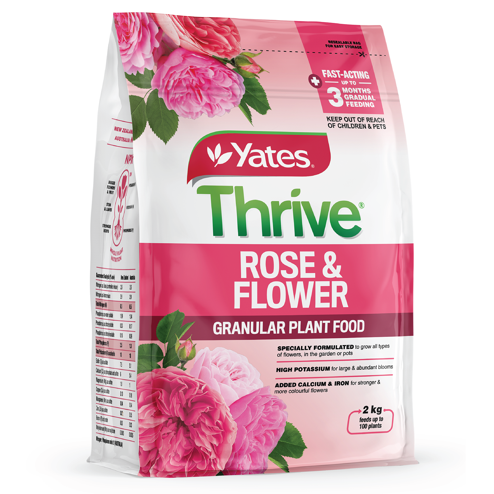 Yates Thrive Rose & Flower Granular Plant Food