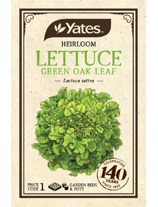 Yts Heirloom Lettuce Green Oak Leaf Pkt