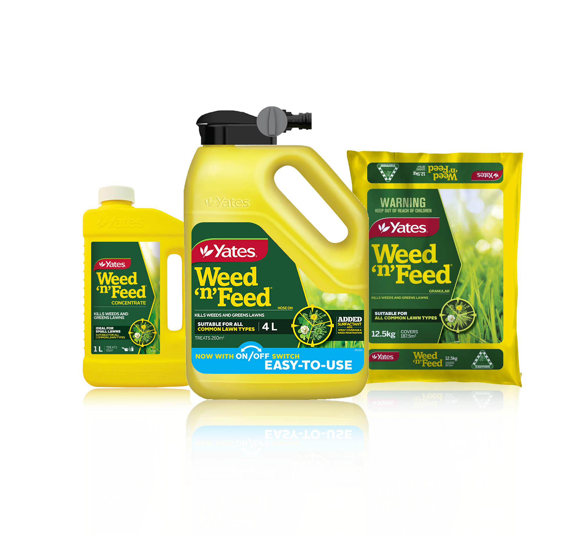 Effectively control weeds and feed your lawn at the same time