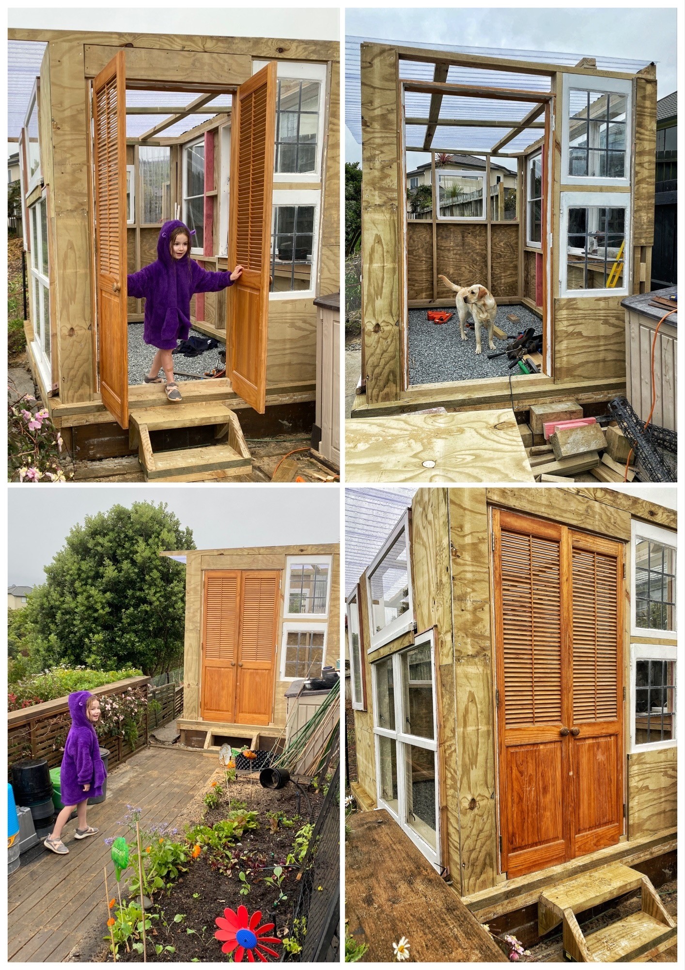 Upcycled-Windows Glasshouse Update - PT2