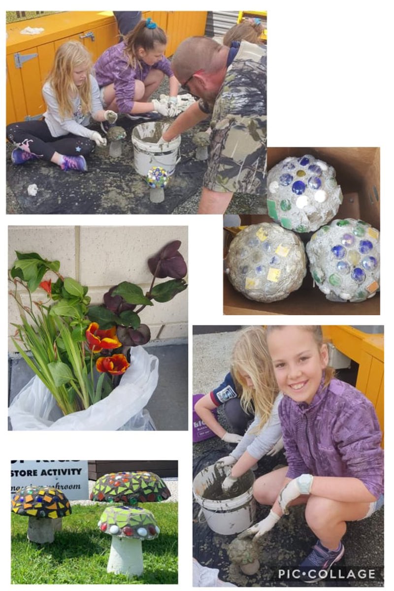 Sharing the gardening bug away from home