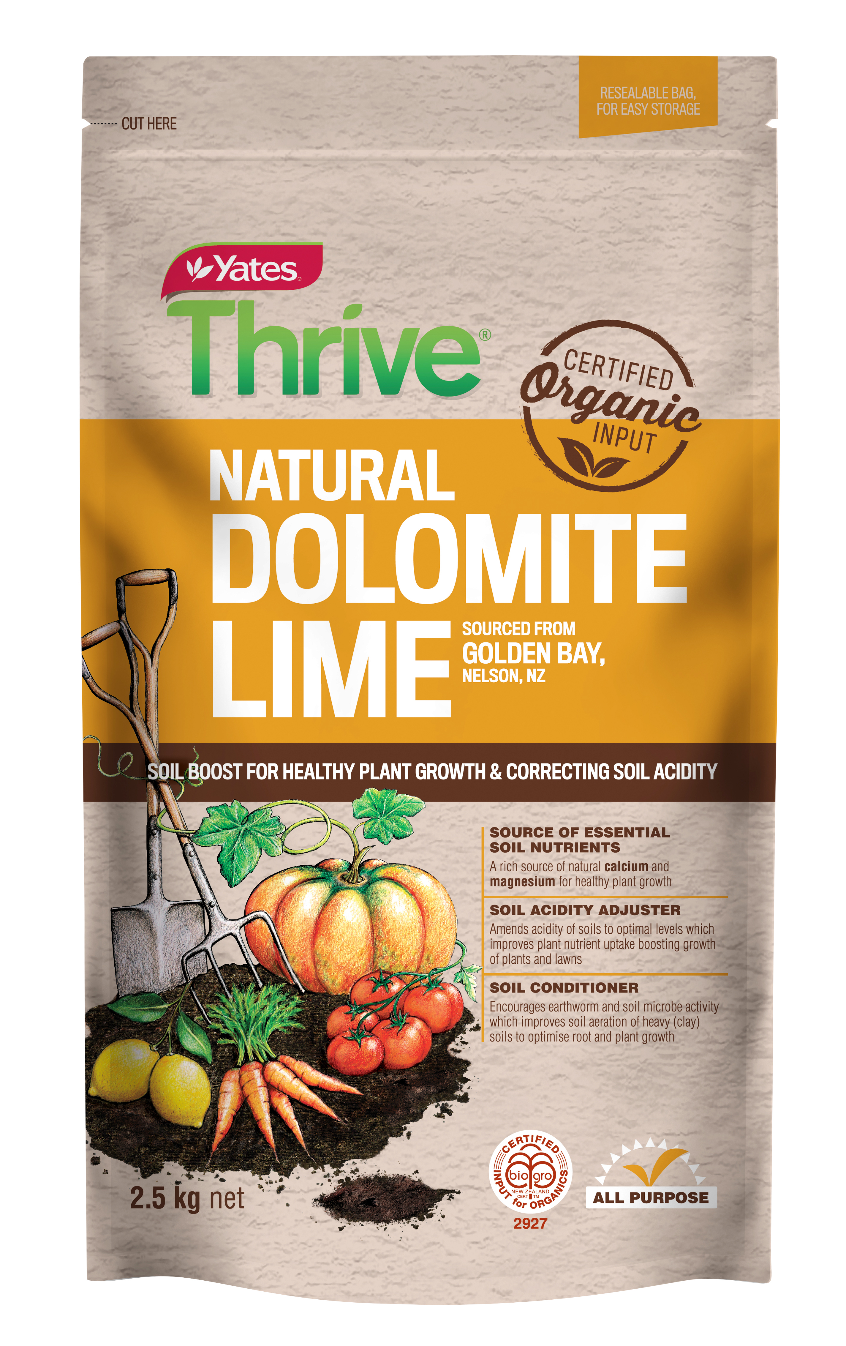 Yates Thrive Natural Dolomite Lime