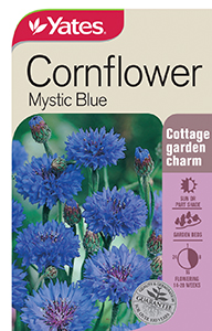 51936 Yates Flwr Cornflower Mystic Blue Packet Seed