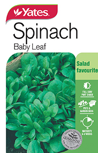 51935 Yates Vege Spinach Baby Leaf Packet Seed