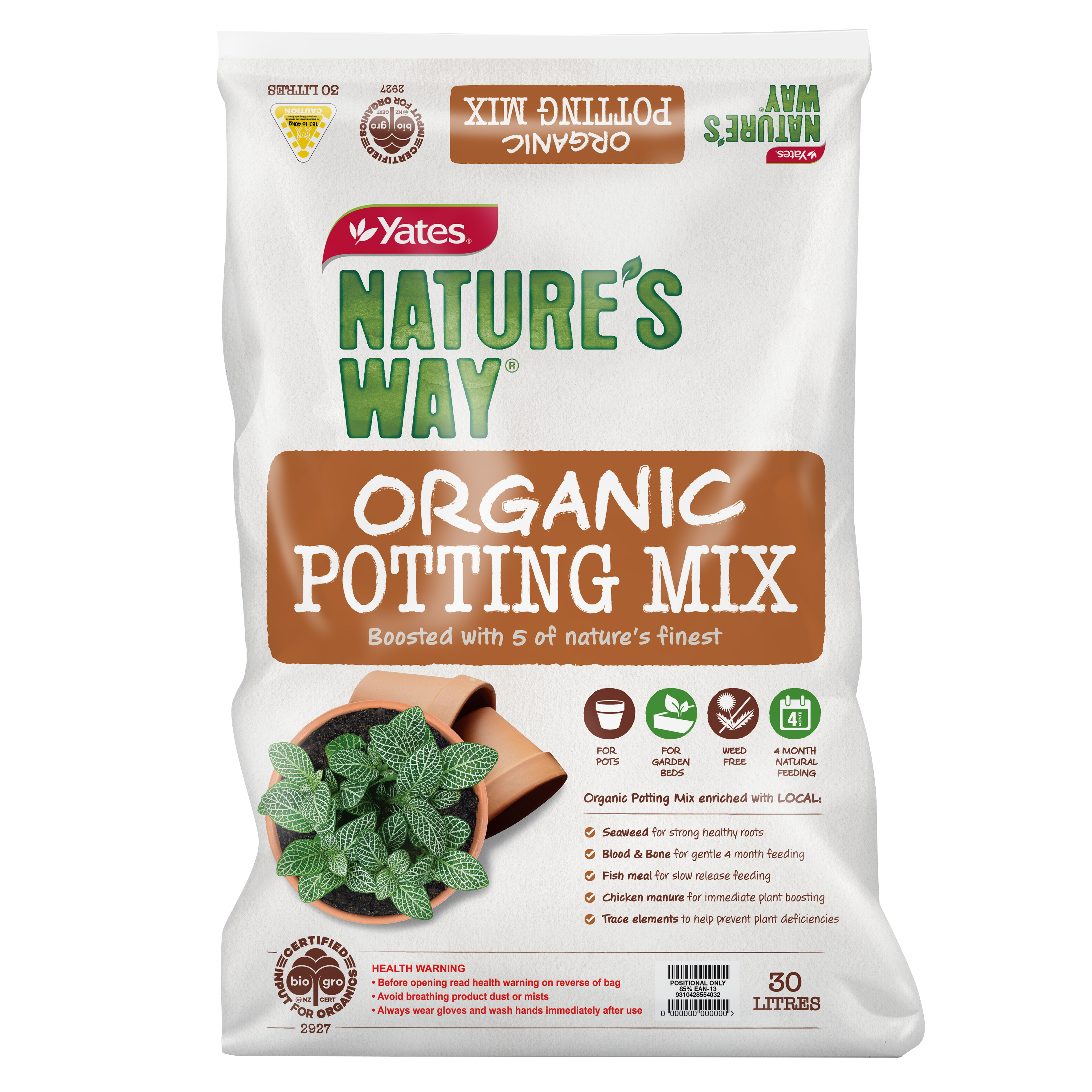 Yates Nature's Way Organic Potting Mix