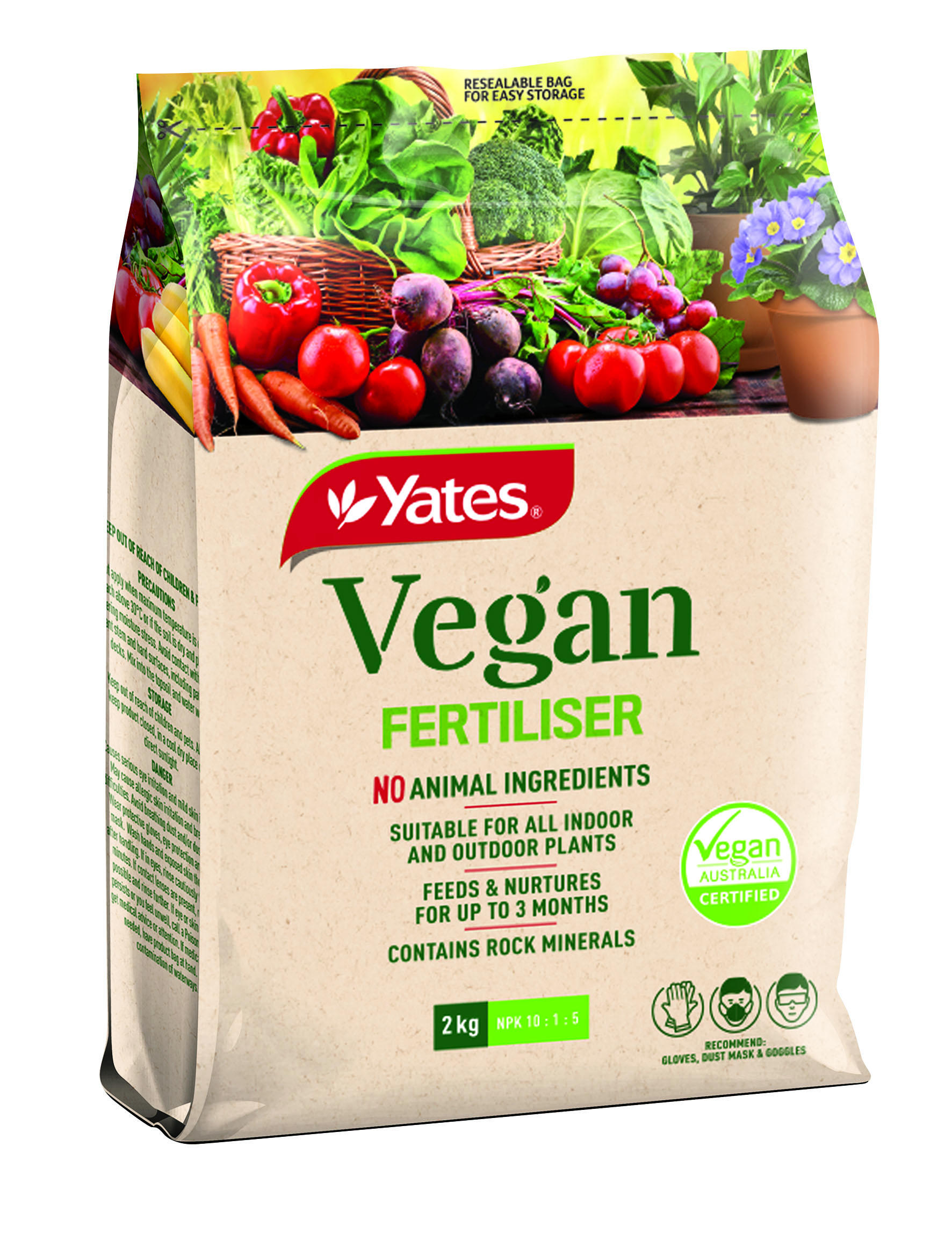 Yates Vegan Fertiliser 2Kg Bag Render