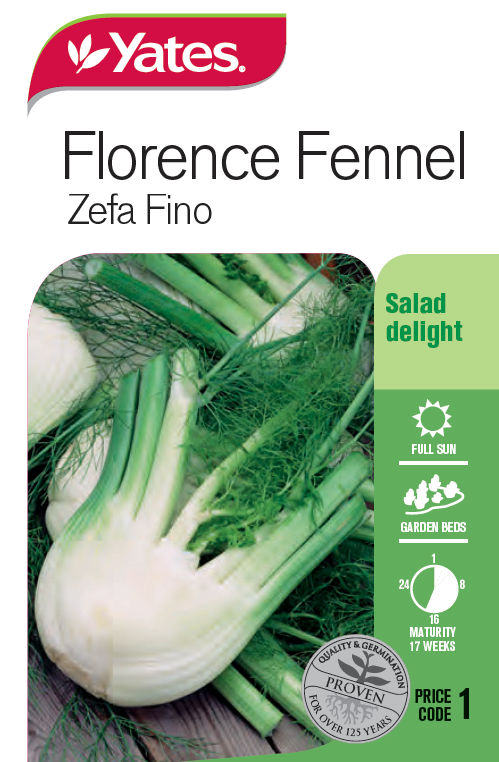 55338 Yates Vege Florence Fennel Packet Seed