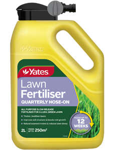 Yates Lawn Fertiliser Quarterly - Hose On