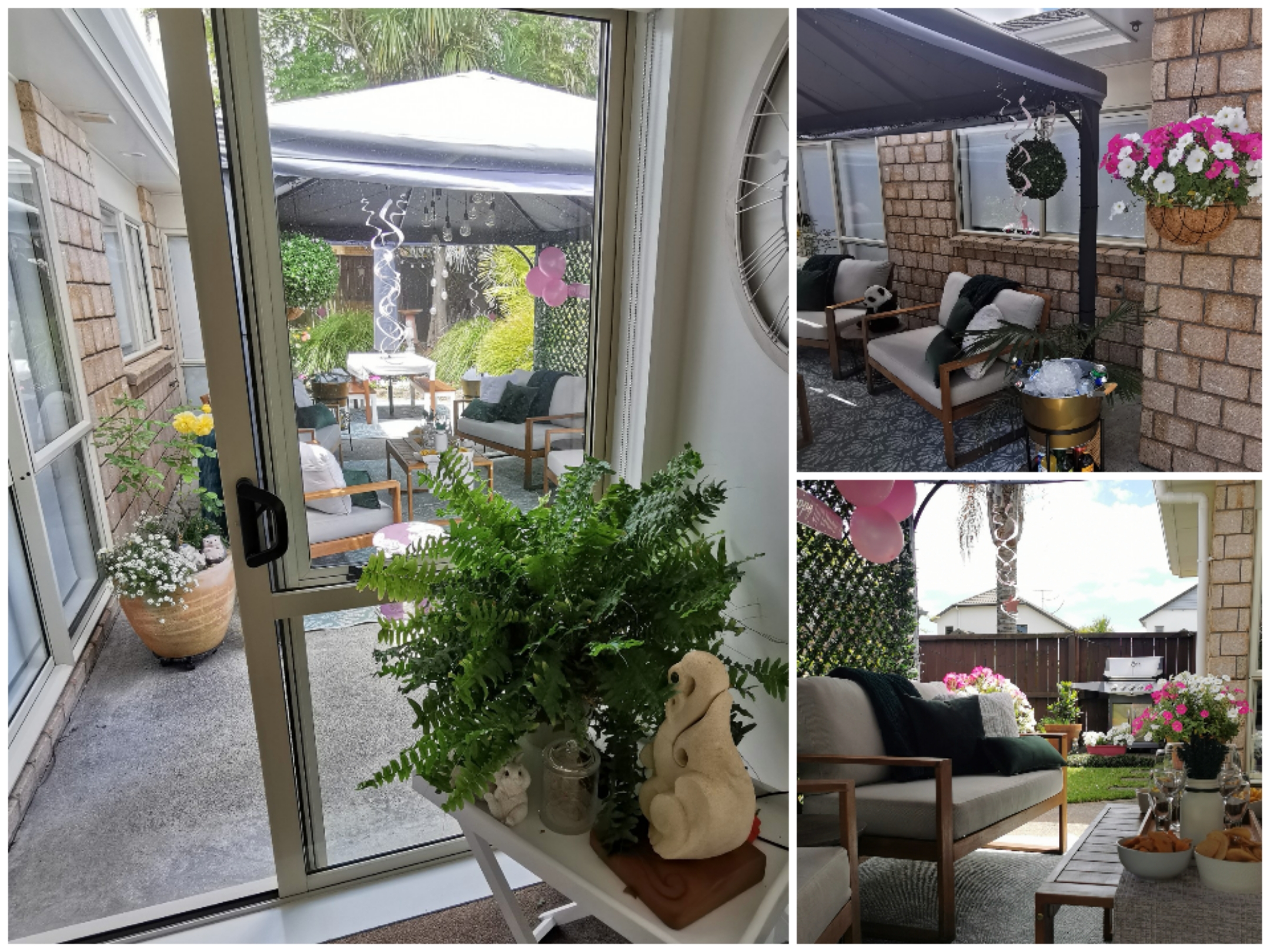 Garden Tour ends with Kerry's Birthday