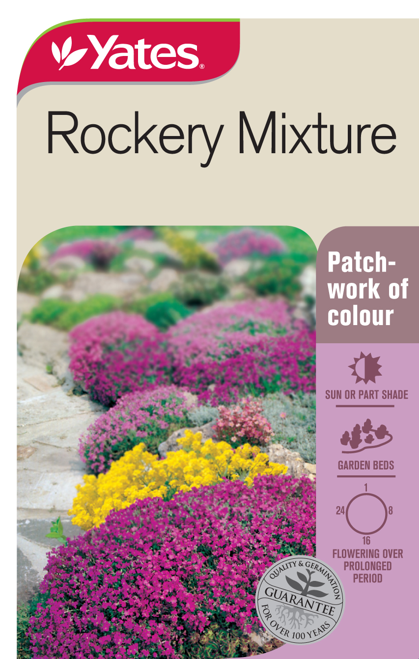 54168 Yates Flwr Rockery Mix Packet Seed