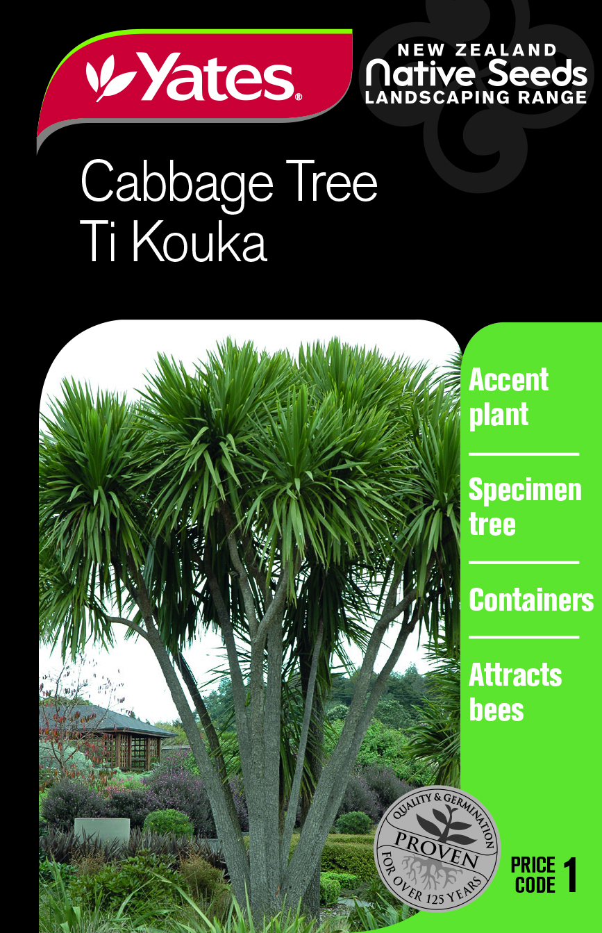 54497 Yates Native Seed Cabbage Tree Ti Kouka