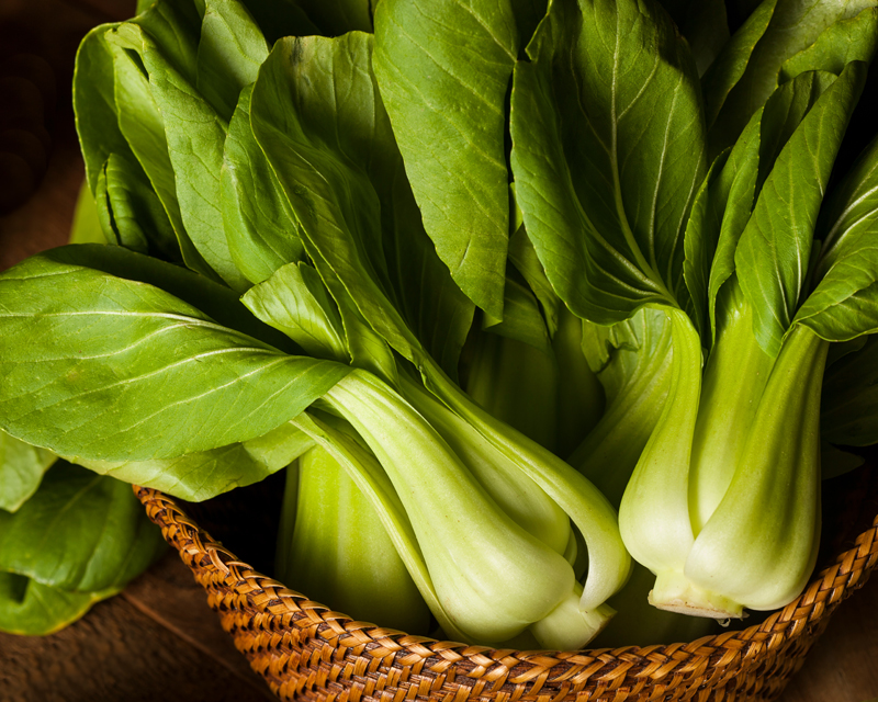 Bok Choy In Basket Thumb