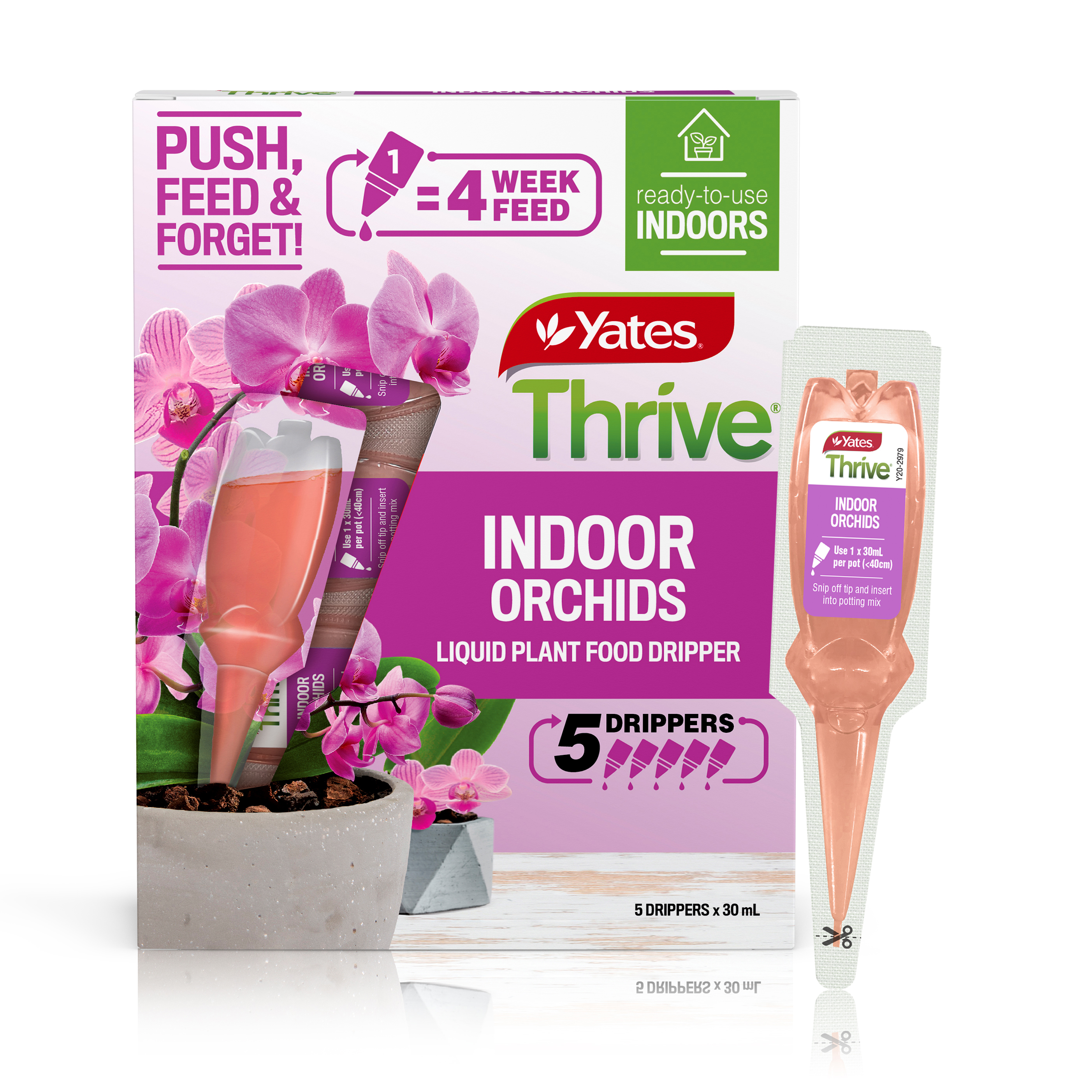 Yates Thrive Indoor Orchids Liquid Plant Food Drippers