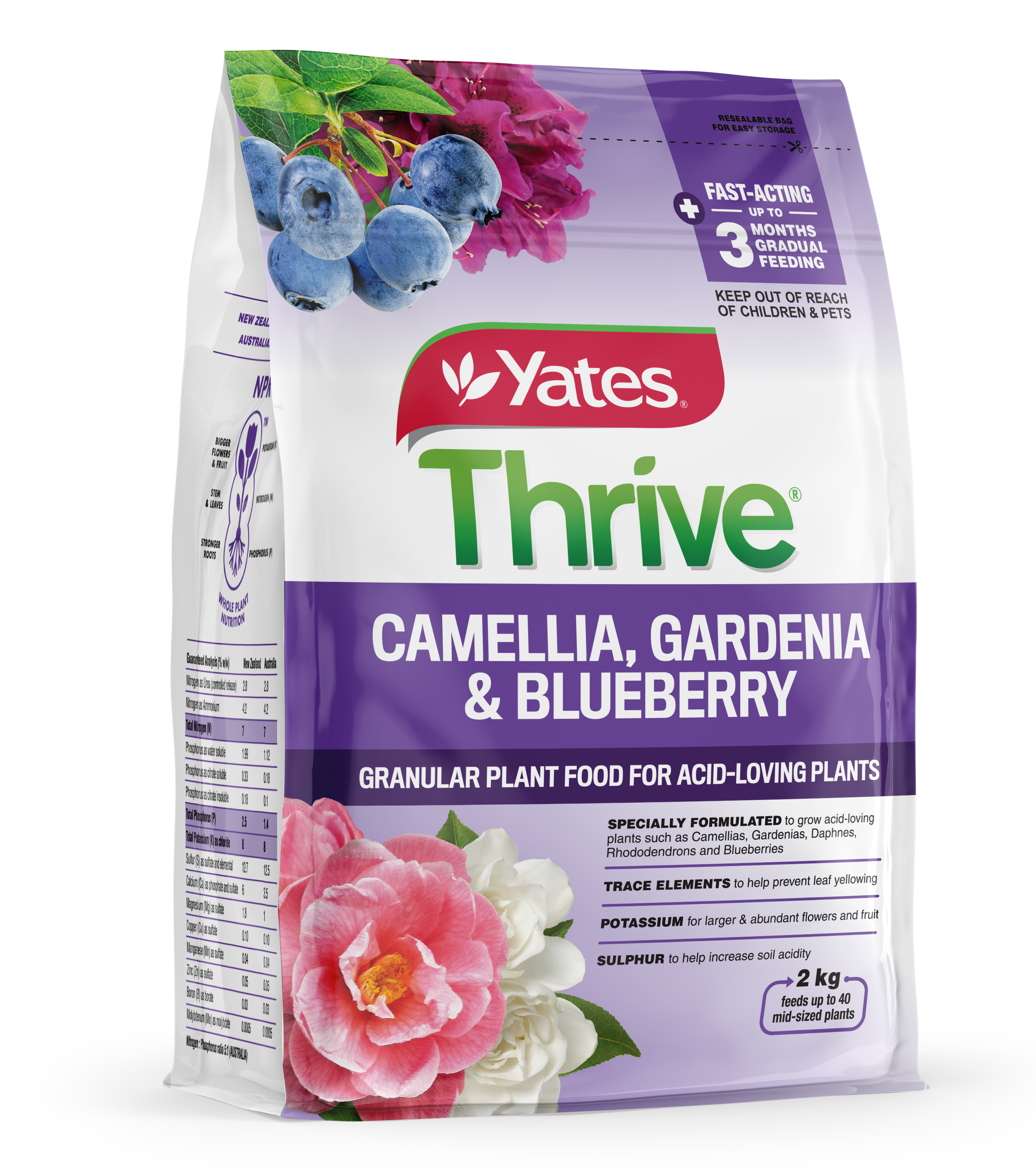Yates Thrive Camellia, Gardenia & Blueberry Plant Food