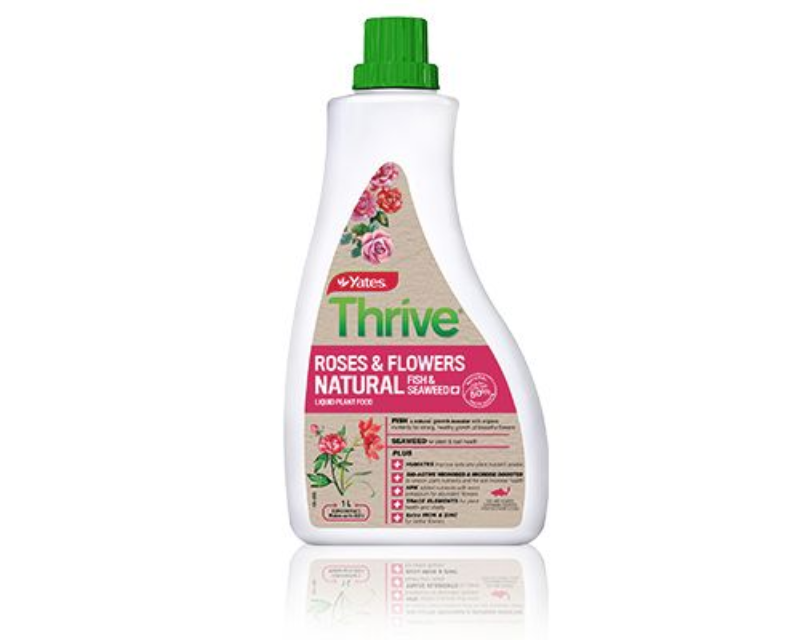 Yates Thrive Natural Roses & Flowers Fish & Seaweed+ Concentrate