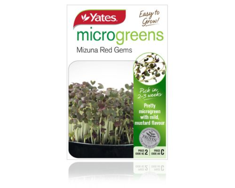 Microgreens Mizuna Red Gems