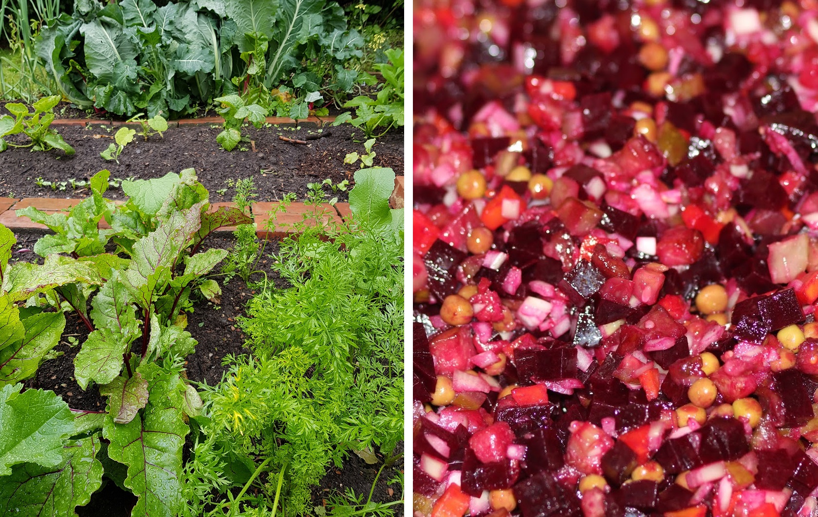 Vinegret (Russian beetroot salad)