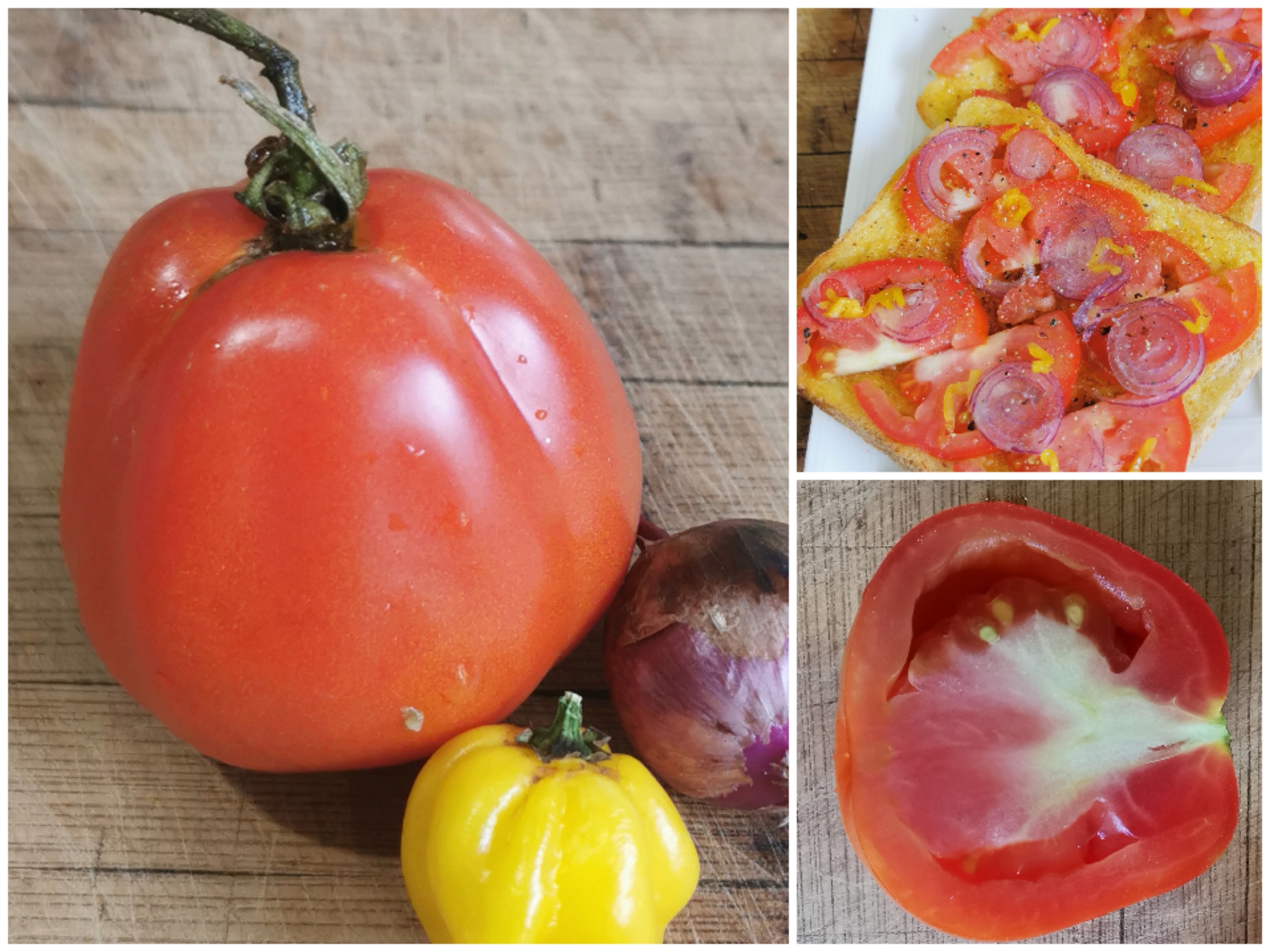 Focus on Mexican Tlacolula Tomato. 