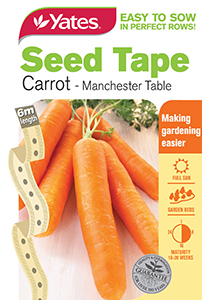Carrot 'Manchester Table' Seed Tape