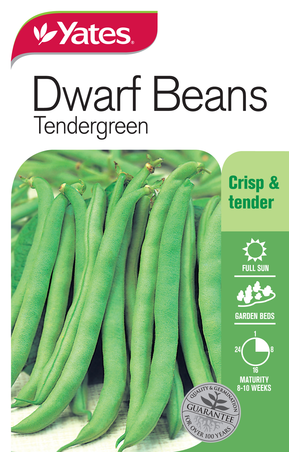 54154 Yates Vege Beans Tendergreen Dwf Packet Seed
