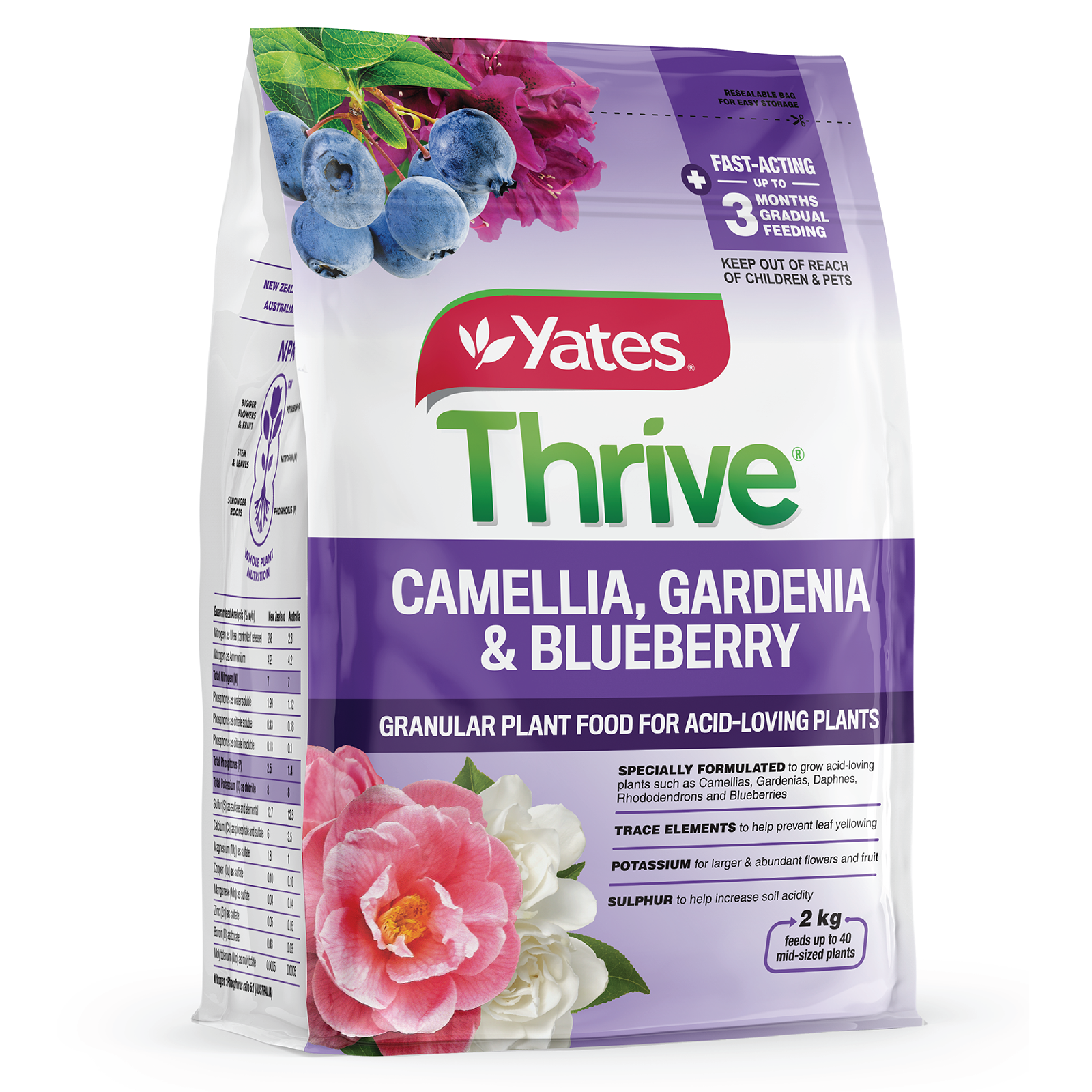 Yates Thrive Camellia, Gardenia & Blueberry Plant Food